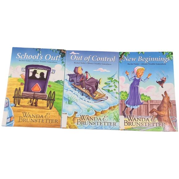 Rachel Yoder Always Trouble Somewhere Series #1,3,4 Amish Children Chapter Books - Picture 1 of 6
